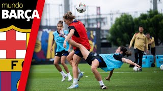 FC BARCELONA FEMENÍ  Las azulgranas quieren olvidar la Champions ganando el derbi ante el Espanyol [upl. by Namurt]