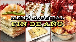 🎄MENÚ ESPECIAL NOCHEVIEJA 🎉 Recetas SENCILLAS y RÁPIDAS Cena Informal para despedir el 2021 [upl. by Eelak]