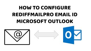 How to Configure RediffmailPro Email ID for Outlook  Configure Rediffmail for Outlook 2010  Hindi [upl. by Antrim659]