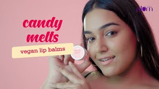 Get softer lips with yummy vegan lip balms 💜  Plum Goodness  Candy Melts Lip Balms [upl. by Anar607]