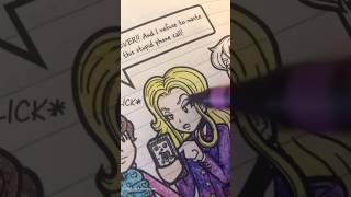 coloring my dork diaries book 10 dorkdiaries book coloring [upl. by Crin]