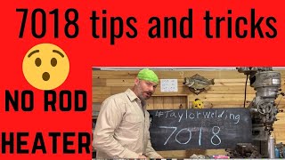 How to Weld 7018 welding rod tips and tricks [upl. by Yendirb]