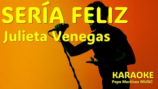 Sería feliz Julieta Venegas Karaoke [upl. by Rutherford698]