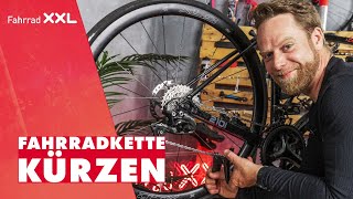 Kettenlänge bestimmen mit einfachen Methoden amp Fahrradkette kürzen  Anleitung [upl. by Jabez]