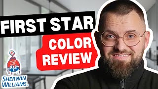 Light amp Airy Gray SherwinWilliams First Star Color Review 2024 [upl. by Ielerol]