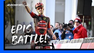 EPIC BATTLE 😍  Mens UCI CycloCross World Cup  Eurosport  Highlights [upl. by Culbertson]