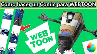 Como hacer un MANGA en formato webtoon [upl. by Alexandr8]