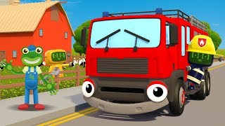 Fiona Fire Truck Song  Kids Songs  Geckos Garage [upl. by Renner]