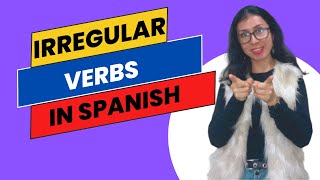 Irregular verbs in Spanish  present tense 📚 [upl. by Kerrill]