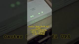 Oakter Mini Wifi UPS backup wifi shorts [upl. by Orose448]