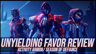 Destiny 2 New Seasonal Armor Review  Season of Defiance [upl. by Ahsinak]