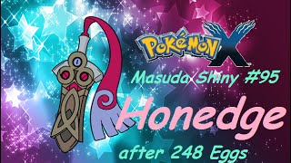 Live Shiny Honedge  Gramokles via Masuda Method after 248 Eggs  Omega Ruby [upl. by Kawai]