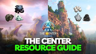 The ESSENTIAL The Center RESOURCE Guide  ARK Survival Ascended [upl. by Alyss]