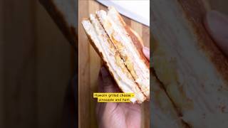 Hawaiian grilled cheese  pineapple and smoked ham sandwich sandwich cheese [upl. by Aket41]