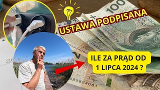 Cena prądu od 1 lipca ustawa podpisana przez prezydenta [upl. by Amiel784]