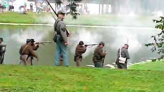 Civil War Reenactment Beaver Creek 2018 Yankee Cannon Answers Back [upl. by Win]