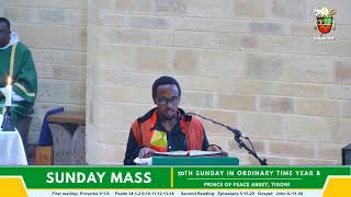 SUNDAY MASS 20TH SUNDAY IN ORDINARY TIME  PRINCE OF PEACE ABBEY TIGONI [upl. by Yleak]