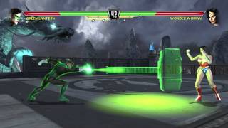 Mortal Kombat vs DC Universe  Arcade mode as Green Lantern [upl. by Nino10]