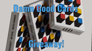 Damn Good Cards No 8 Giveaway [upl. by Nwahsed939]