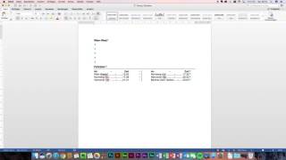 Tabulator in Word [upl. by Pontus768]