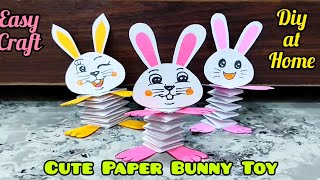 Easy Paper Bunny  Paper craft ideas [upl. by Humph]