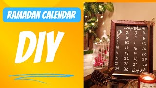 HOW TO MAKE RAMADAN CALENDAR DIY  RAMADAN DECORATIONS IDEAS  DIY FOR RAMADAN [upl. by Tobe]