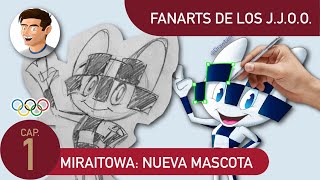 Dibujando a MIRAITOWA la NUEVA mascota de Tokio 2020  FANARTS de los JUEGOS OLÍMPICOS  CAP 1 [upl. by Rani]