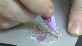 Parchment Crafting with SweetStampscom Rubber Stamps [upl. by Aiceled]