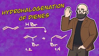 Hydrohalogenation of Dienes  12 vs 14 Addition to Dienes [upl. by Zeke392]