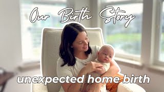 I had an accidental home birth  Our Birth Story [upl. by Beaston]