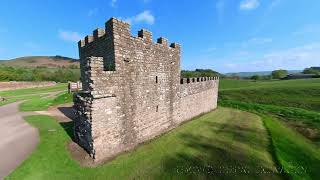 The replica of Hadrian’s Wall at Vindolanda [upl. by Oslec]