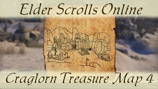 Craglorn Treasure Map 4 Elder Scrolls Online ESO iv [upl. by Cherri]