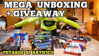 🧨CEL MAI MARE UNBOXING  🎁GIVEAWAY CU ARTIFICII ȘI PETARDE 20222023 🎆🧨✨ [upl. by Horwath676]