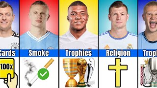 Comparison Kylian Mbappé vs Erling Haaland vs Toni Kroos WHO WILL REIGN SUPREME [upl. by Ydualc234]