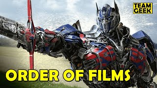 Order to watch TRANSFORMERS MOVIES [upl. by Ardnoet]