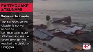 Indonesia  Sulawesi earthquake and tsunami [upl. by Sue732]