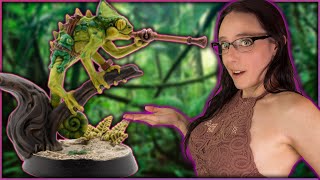 Painting a Chameleon Skink  Starblood Stalkers  Warhammer Underworlds Direchasm  Seraphon Lizards [upl. by Akeylah]