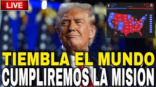 🔴 DIRECTO TRUMP NUEVO PRESIDENTE CUMPLIREMOS LA MISIÓN [upl. by Capriola]