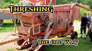 The Amazing Art of Threshing Grain [upl. by Sutit]