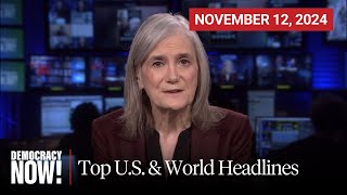 Top US amp World Headlines — November 12 2024 [upl. by Adnilak]