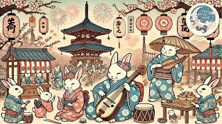 Shamisen BGM  Violin Remix  Japanese Ambient Music  Relaxing Music for Working or Study [upl. by Dagall623]