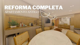 REFORMA DE APARTAMENTO ANTIGO [upl. by Collayer]