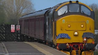 37403 amp 37516 At Eaglescliffe  1Z69 South Dock Port Of Sunderland to Doncaster BLS Charity Tour [upl. by Roderick495]