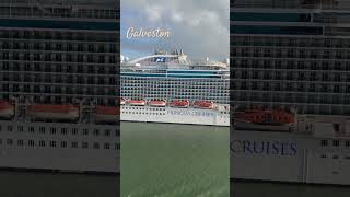 Ships 🛳️ cruiseship travelvlog travel galvestontexas [upl. by Lotsirk]