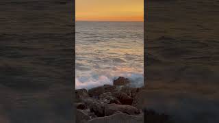 Sunset view from Costa da caparica beach sunset sunsetview shorts [upl. by Ard552]