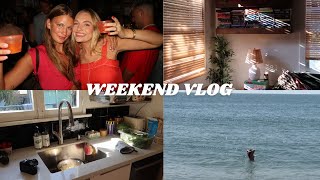 Weekend Vlog finding balance slow mornings cooking at home cozy night in etc [upl. by Lihkin]