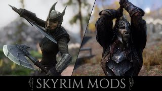 Skyrim  The Best Orc Mods  LE SE [upl. by Ellenid]