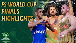 Finals Highlights of the Freestyle World Cup 2022 WrestleCoralville [upl. by Iruahs]