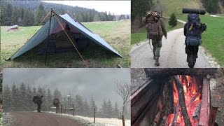 UND NACHTS KAM DER SCHNEE  Trekking Tour im Schwarzwald [upl. by Feld493]