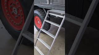 Small lifting roof unimog Camper build unimog exmo expeditionvehicle offroadcamper [upl. by Lazos]